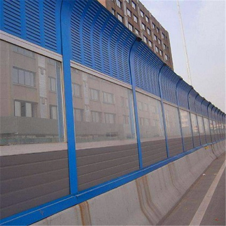 高速公路声屏障厂家直销隔音玻璃钢声屏障高强度消音小区声屏障
