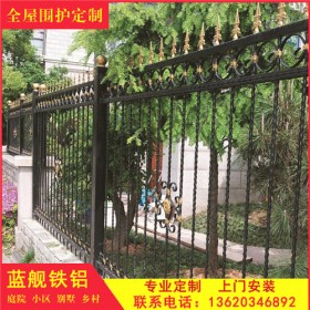 新中式铸铁围栏 铁艺护栏型材 铁艺门护栏