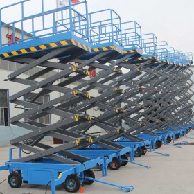 济南鑫顺移动式装卸平台小型装卸货升降机集装箱搬运货梯