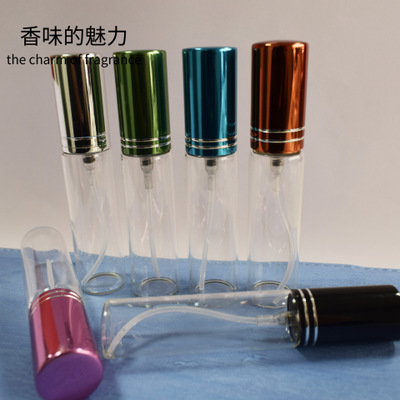厂家直销10ml透明玻璃瓶旅游化妆品分装瓶精油玻