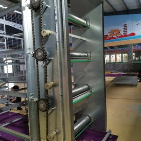 生产自动化清粪机 自动化笼养设备 H型层叠鸡笼清粪机