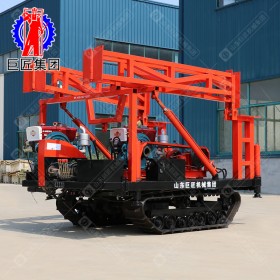 履带式沙金矿勘探勘 察钻机SH30-2D移动方便，工作效率高