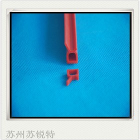 红色硅胶R型防尘耐高温密封条