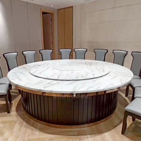 欧式轻奢岩板台面火锅桌放划痕防蚀可做触屏功能岩板桌