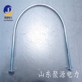 重庆市电杆抱箍定制 U型卡具 光缆紧固件 吊线抱箍