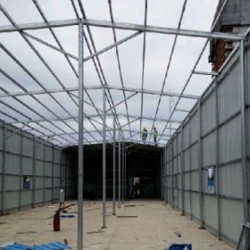 东莞温塘厂房改造钢结构隔层的建造方法