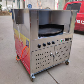 商用卧式燃气烧饼机 自动恒温烧饼炉 梅干菜烧饼机器