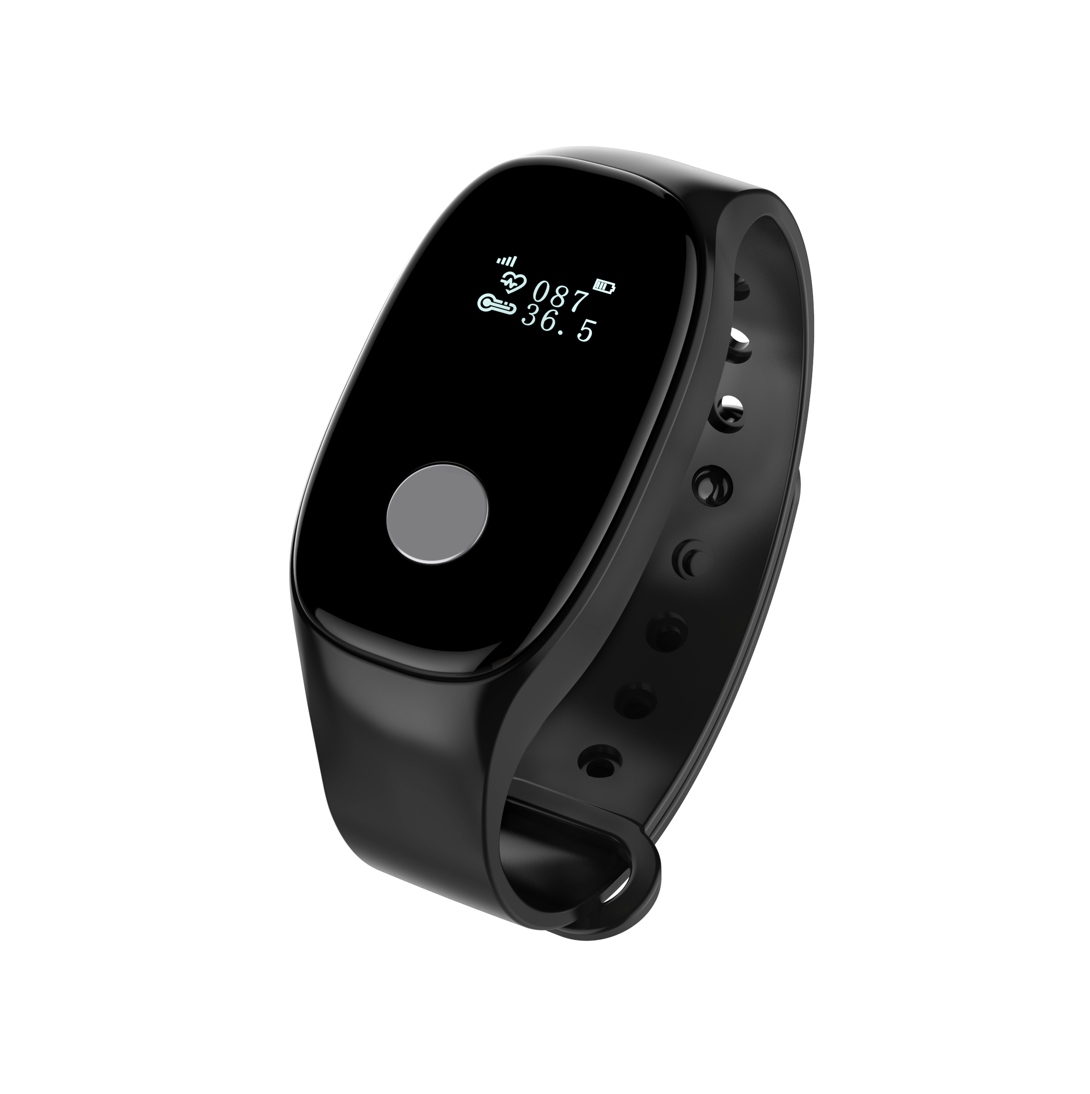NB定位测温智能蓝牙RFID计步手环腕带生命体征监测