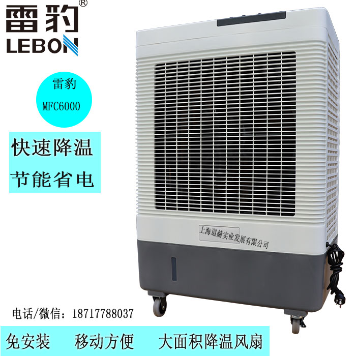 雷豹冷风机MFC6000厂家批发降温单冷移动工业空调扇