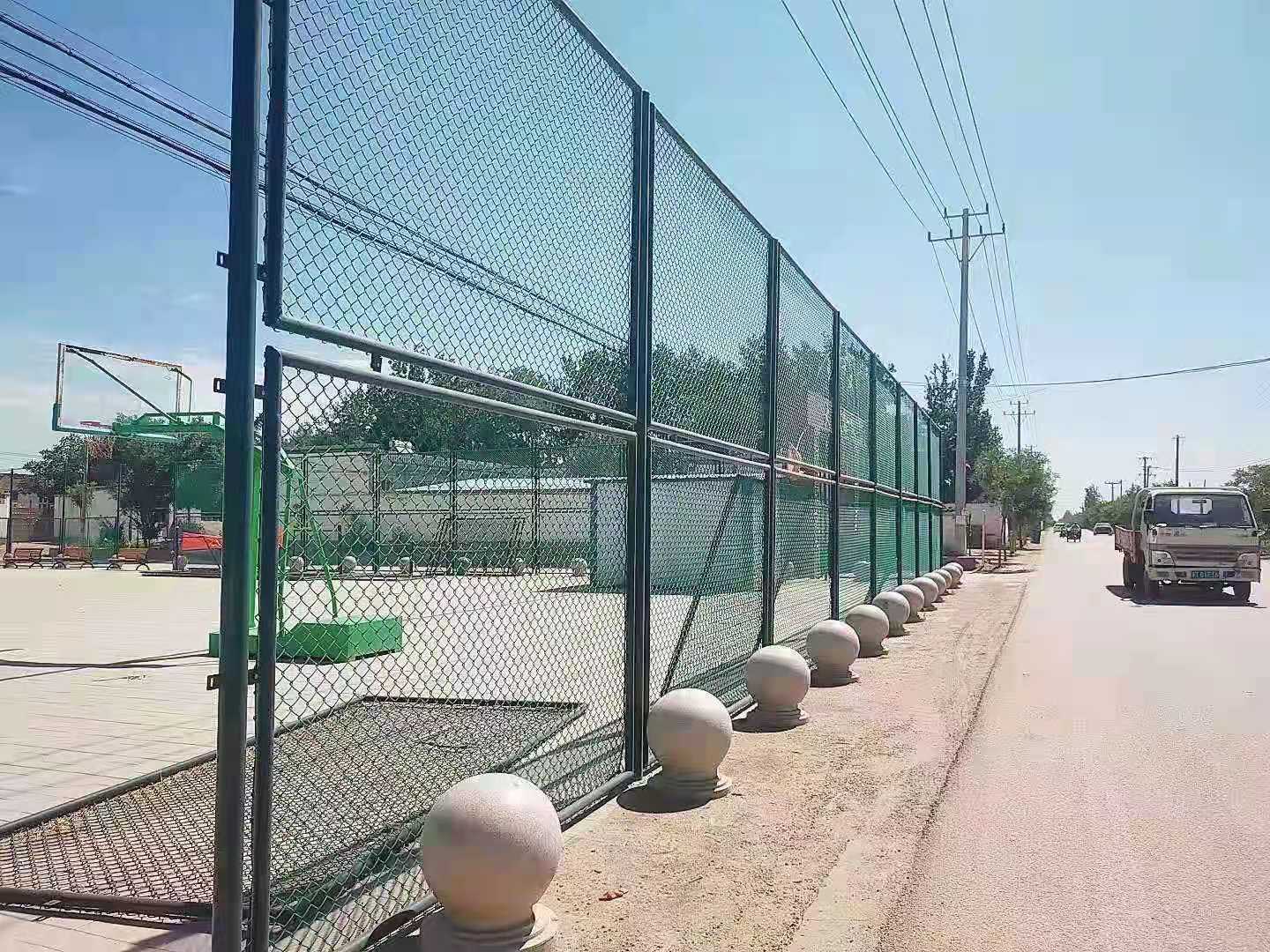 延安市球场围网 网球场护栏网 篮球场围栏订制加工