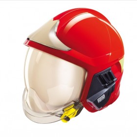 MSA梅思安消防救援头部防护F1XF消防头盔佩戴方法