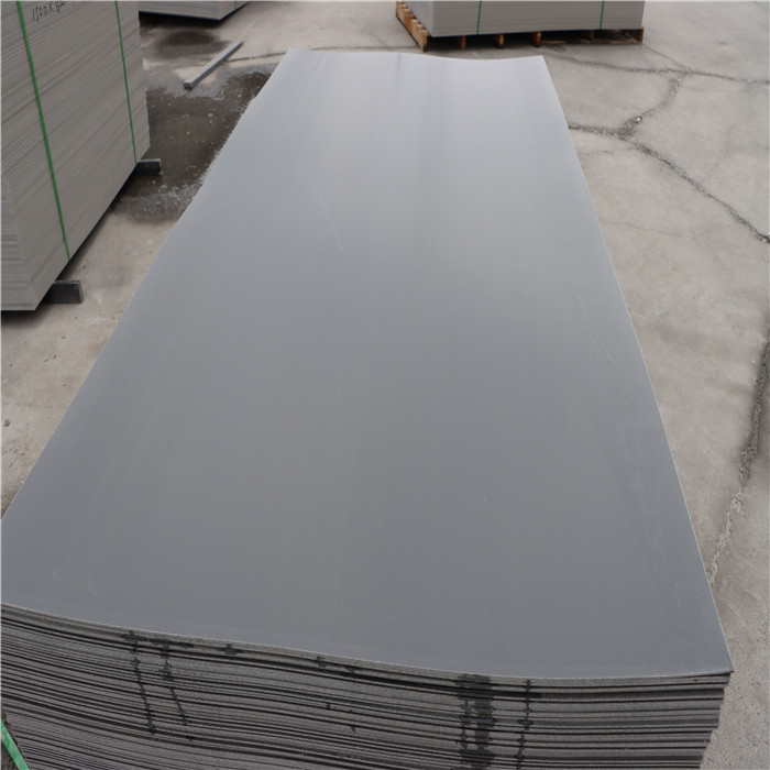 山东厂家深灰色PVC硬质塑料板阻燃防潮聚氯乙烯塑料板材