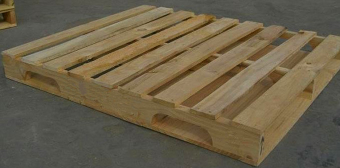 厂家批发物流实木托盘可熏蒸两面进叉实木卡板仓储货架木托盘定制