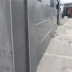 高硬度深灰色PVC硬板 7mm化粪池挡板耐酸碱板