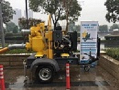 城市内涝灾害用VAR 4-225大型移动泵车