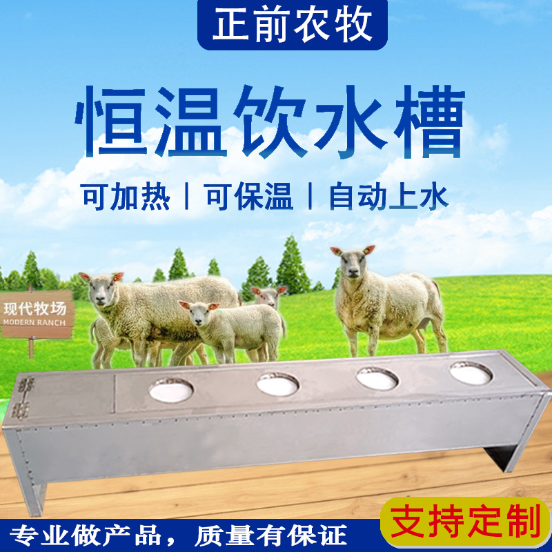 牛羊场饮水器、寒冷地区畜牧恒温水槽、养殖防冻电加热水槽