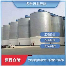 大型储粮罐500吨 1000立方钢板仓施工河南康程