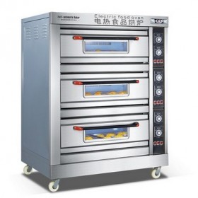 爱厨乐烤箱三层六盘电烤箱