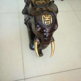 大型纯铜大象摆件铸铜大象工艺品酒店公司门口摆放大型铜大象雕塑