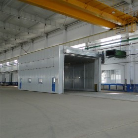 整体移动喷漆房 大型工件喷漆房 可配废气处理环保设备