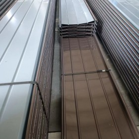 广东铝镁锰金属屋面直立锁边矮立边型号多种可做弯弧扇形厂家