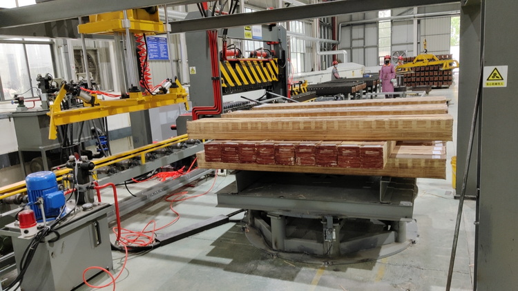 速生林二次加工项目 木质重组木生产设备
