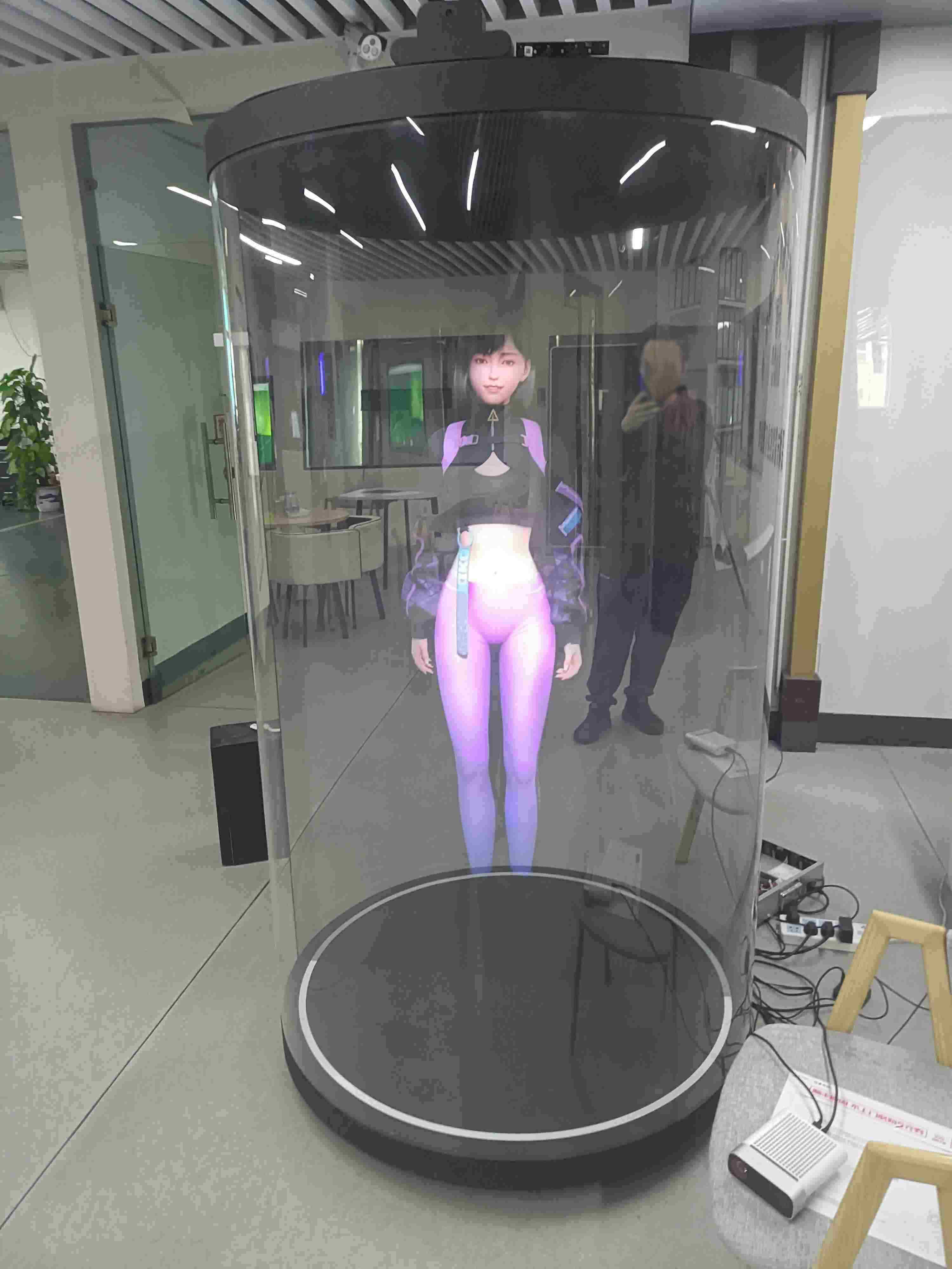 全息迎宾虚拟讲解员/展馆中的智能化虚拟人-时代中视