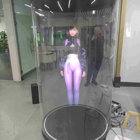 全息迎宾虚拟讲解员/展馆中的智能化虚拟人-时代中视