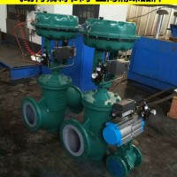 气动衬氟调节阀ZJHF46 上海浦蝶品牌
