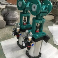 G641F46气动衬氟隔膜阀 上海浦蝶品牌