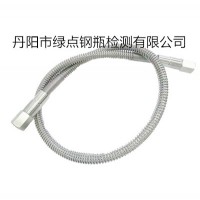 不锈钢高压金属软管波纹管气体防爆弹簧管NPT1/4内316L