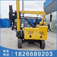 护栏打拔钻一体机 波形护栏打桩机