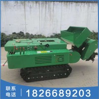 电启动带转向四驱微耕机 四轮带动草莓开沟起垄机