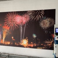 创业首选墙体广告喷绘机致富小机器设备