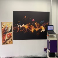 大型3d壁画自动彩绘机墙体墙面高清图画打印机厂家直销